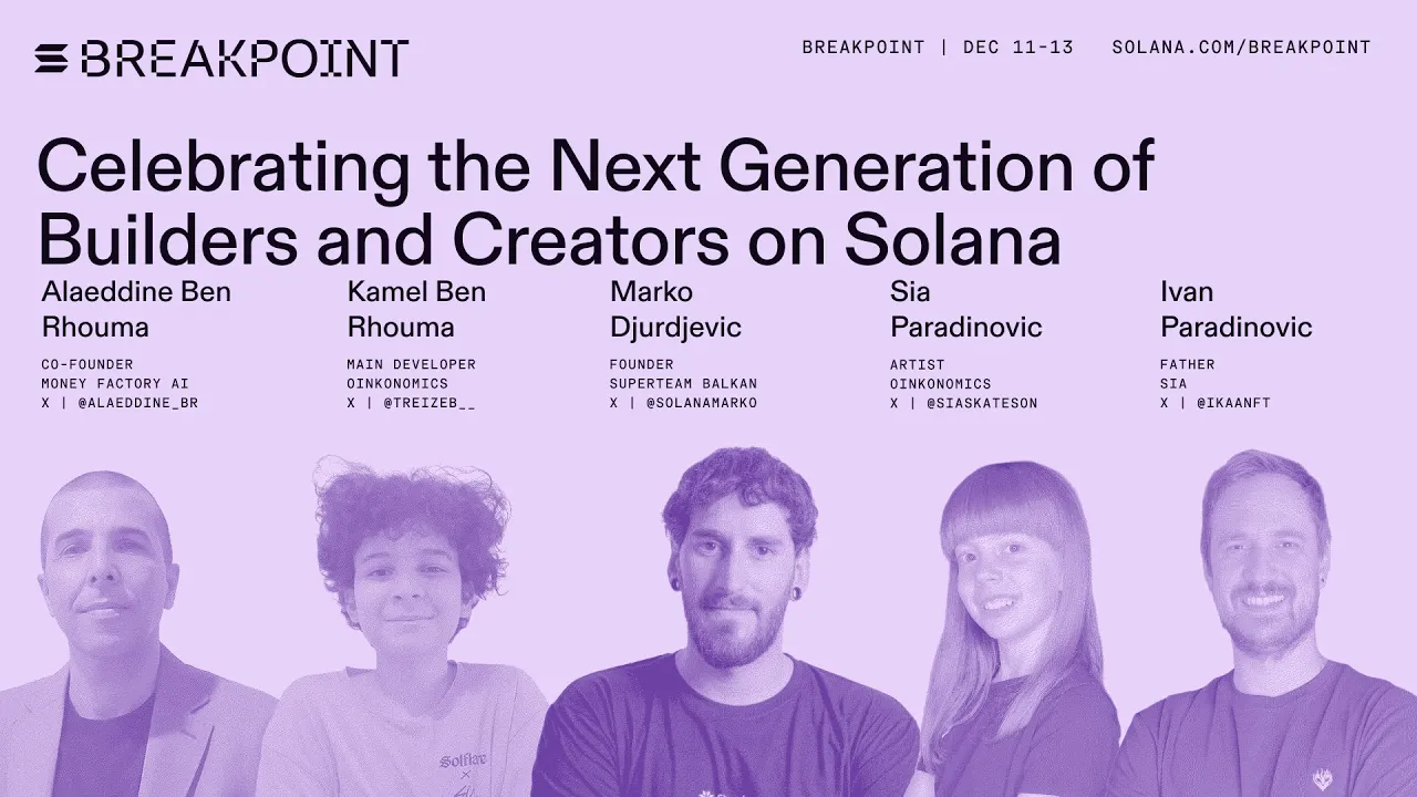 Celebrating the Next Generation of Builders and Creators on Solana